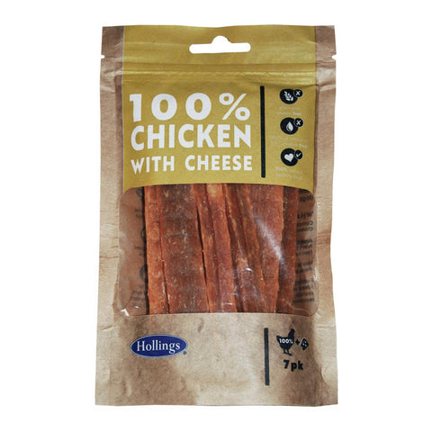 Hollings 100% Chicken & Cheese Bars 7 Pack - BBD 07/2024